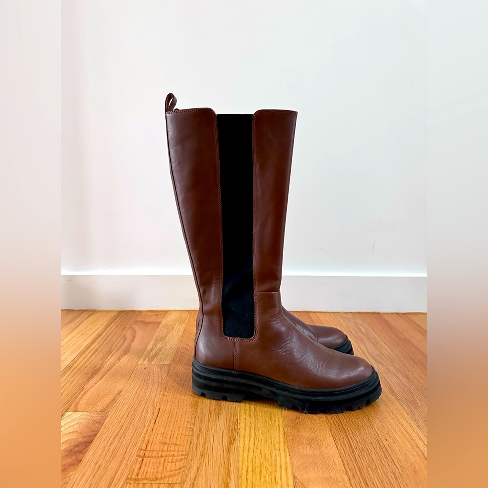 Madewell Poppy Lugsole Knee High Boot (Women)